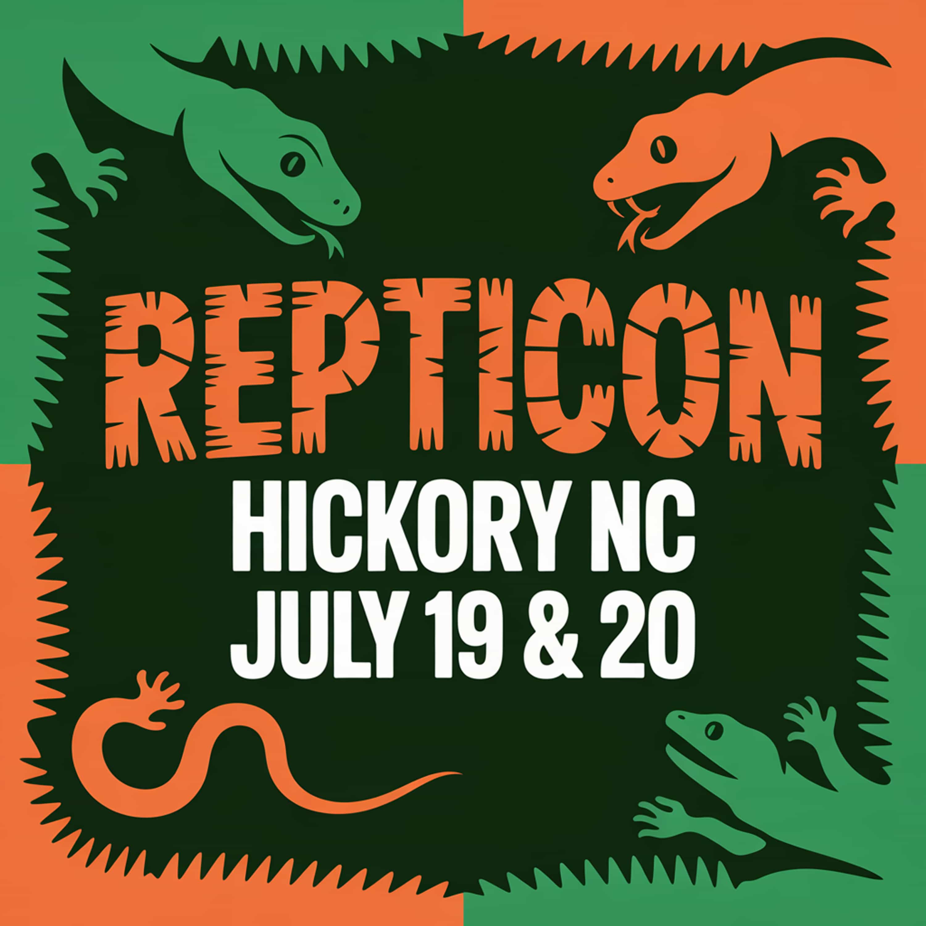 Reptile Rendezvous in Hickory NC July 19 & 20